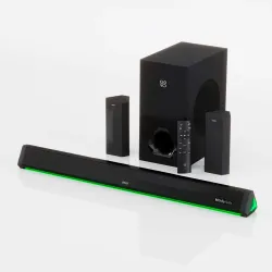 GOVO GOSURROUND 970 Dolby Digital| 525 W Bluetooth Soundbar (Platinum Black, 5.1 Channel)