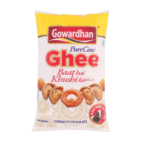 Image of Gowardhan Pure Cow Ghee Pouch (1 L)