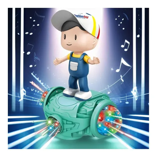 Image of Goyal's 360 Degree Rotating Musical Dancing Toy with Attractive Multi Color Flashing Lights (Fashion Boy)