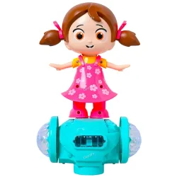 Goyals 360 Degree Rotating Musical Dancing Toy with Attractive Multi Color Flashing Light