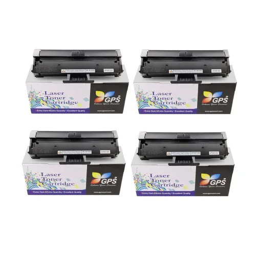Image of GPS Colour Your Dreams Pack of 4 Toner Cartridges Compatible with Samsung ML2161, ML 2166W, SCX 3400, 3406W Printers, ML
