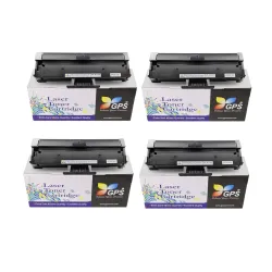 GPS Colour Your Dreams Pack of 4 Toner Cartridges Compatible with Samsung ML2161, ML 2166W, SCX 3400, 3406W Printers, ML