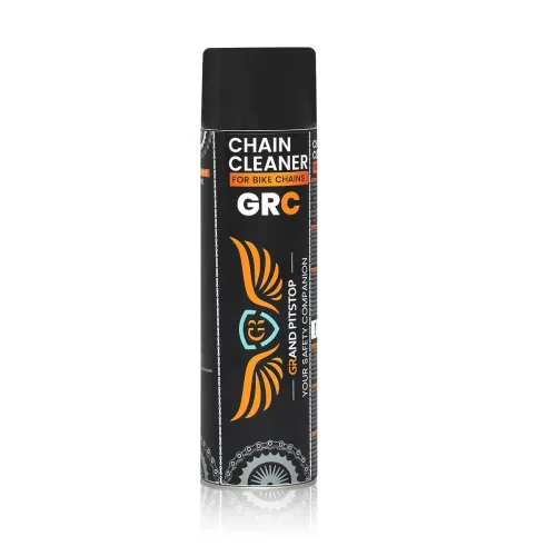 Image of Grand Pitstop Combo of GRL Chain Lube and GRC Chain Clean Lube (500 ml) with Chain Cleaning Brush Blue Color, Bike Chain