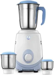 Grand plus Long 550 W Mixer Grinder (Neo | 3 Jars | White, Sky Blue)
