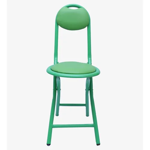 Image of Grandwill Hello Folding Chair for Home/Study Chair and Restaurant Chair (Metal) (Green)