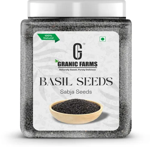 Image of GRANIC FARMS Raw Basil Seeds for weight loss, 1kg