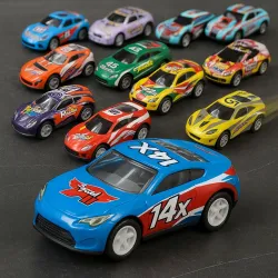 GRAPHENE 10 Unbreakable Pull Back Cars 