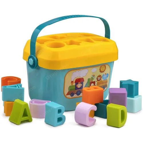 Image of GRAPHENE 16 Pcs Baby First Blocks Activity Toys