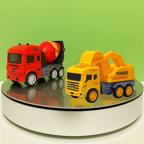 Image of GRAPHENE Construction Vehicle Truck Push & Go for Kids 