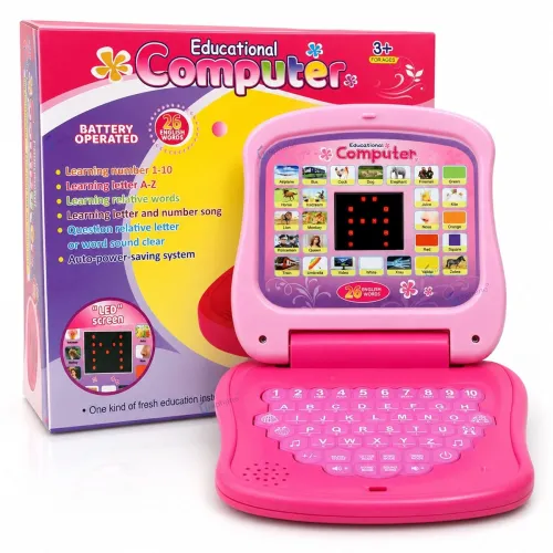 Image of Graphene Educational Learning Laptop Toy Mini Computer for Kids Tablet Led