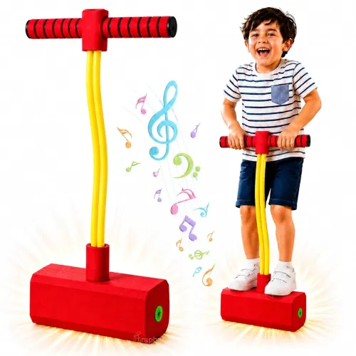 Image of GRAPHENE Foam Pogo Jumper for Girls Kids Bungee Jumping Stick Hopper Toy Safe Balance Bouncing Exercise Stick