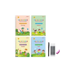 Graphene Magic Reusable Practice Copybook Set 4 Books
