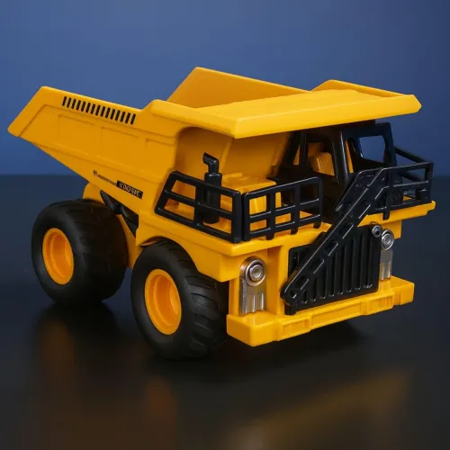 Image of GRAPHENE Mining Dumper JCB Truck Toy Construction Vehicles for Kids Press & Go Friction Pushdozer Digger Toys Realistic 