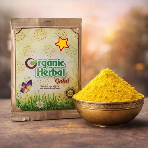Image of Graphene Yellow Herbal Holi Gulal 80g