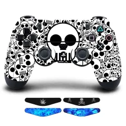 GRAPHIX DESIGN Skulls Wireless Controller Skin for PS4 Slim Pro