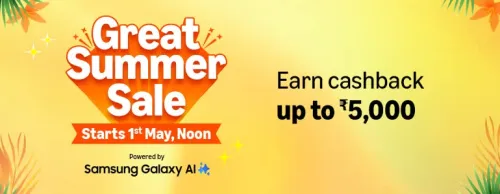Image of Great Summer Sale Cashback Up to 5000