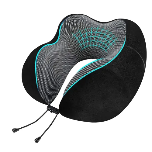 Image of Greeli Premium Memory Foam Travel Neck Pillow