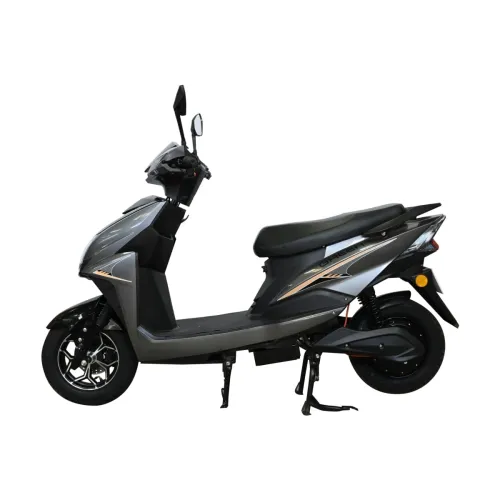 Image of Green Invicta Low Speed Electric Scooter Non RTO 60KM Range Grey with Portable