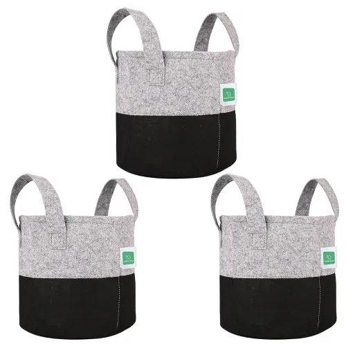 Image of Green Sheep Geo Fabric Grow Bags Gardening Cotton Pots, Po3