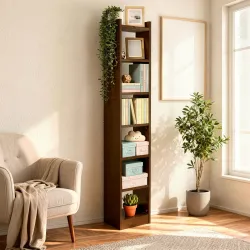 Green Soul 7Shelves Engineered Wood BookShelf