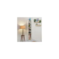 Green Soul Alba 7-Shelf Engineered Wood Bookshelf