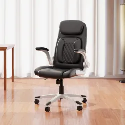 Green Soul Bosco Premium Leatherette Office Chair, High Back Ergonomic Home Office Executive Chair