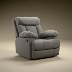 Green Soul Cloud | Single Seater Manual Recliner Sofa | Ultra Soft Suede Fabric