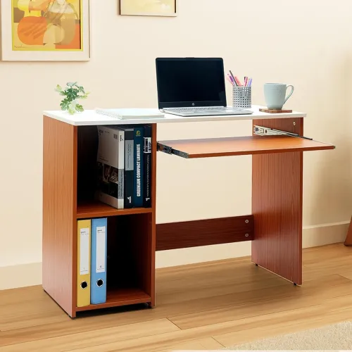 Image of Green Soul Murray Computer Table for Home - Study Table for Students, Work Table for Adults & Professionals with Keyboar