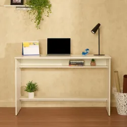 Green Soul Seine 4ft Study Table (Engineered Wood, White)
