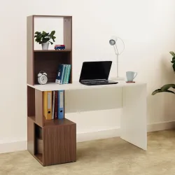 Green Soul Vermont Study Table with Book Shelf