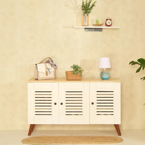 Image of Green Soul Zuvio 3 Door Shoe Rack