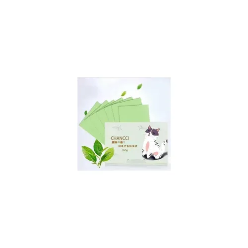 Image of Green Tea Infused Premium Oil Blotting Sheets - 100 Pcs