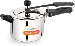 Greenchef Classic Inner lid stainless steel 5 L Induction Bottom Pressure Cooker (Stainless Steel)