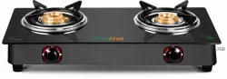 Greenchef Ebony Glass Manual Gas Stove