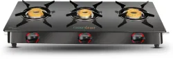 Greenchef Ebony Glass Manual Gas Stove (3 Burners)