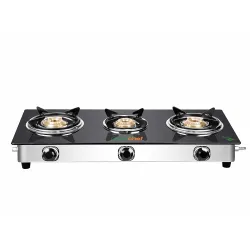 GREENCHEF Popular Glass cook top 3 Burner Gas stove