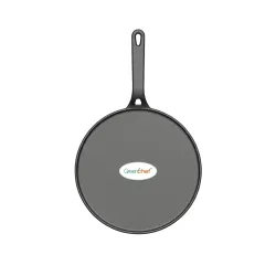 Greenchef Pre-Seasoned Cast Iron Zesto Doasa Tawa 28 cm | Pre-Seasoned with 100% Vegetable Oil | Naturally Nonstick |