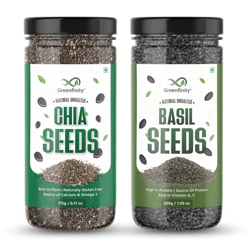 Image of GreenFinity Chia & Basil Seeds Combo Po2