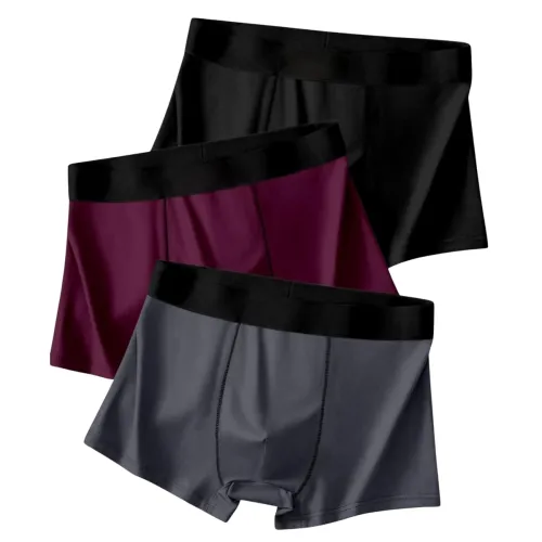 Image of Greenhood Men's Regular Fit Underwear Comfortable Nylon Trunk Multicolour Soft and Breathable