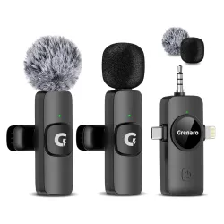 GRENARO 3-in-1 Wireless Mic for Youtubers
