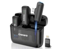 Grenaro J13 Wireless Mic with Charging Case