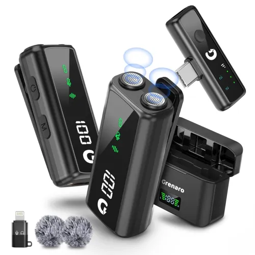 Image of GRENARO Mic for YouTube Wireless with 48H Charging Case