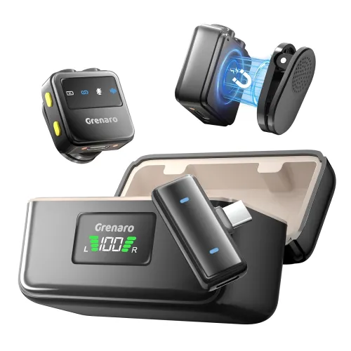 Image of GRENARO P10 Wireless Mic with Case