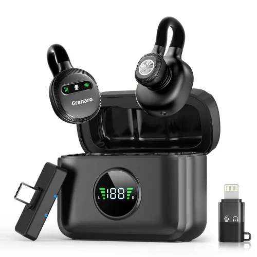 Image of GRENARO P11 Wireless Mic for YouTube with 3-Level Noise Reduction
