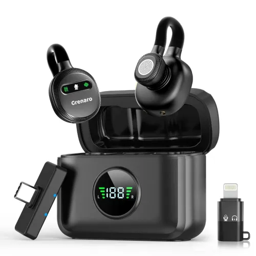 Image of GRENARO P11 Wireless Mic for YouTube with 3-Level Noise Reduction