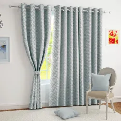 Story@Home Grey Room Darkening Thermal Door Curtain