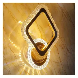 GreyWings Golden LED Wall Light for Home 3 Color Modes