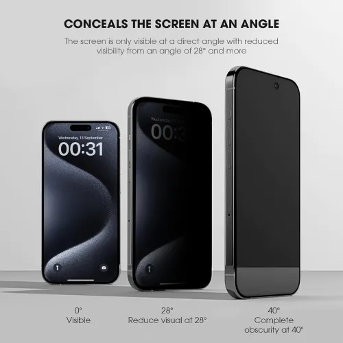 Image of GRIPP Matte Privacy Tempered Glass Screen Protector