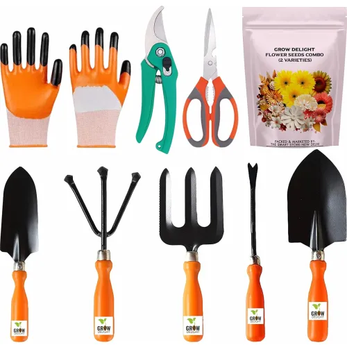 Image of GRO DELIGHT Gardening Tools Kit-9 Pcs