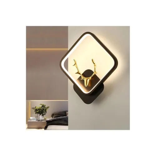 Image of Groeien ABS Plastic Led 3 Color Home Decor Fancy Wall Indoor/Outdoor Decorative Lights For Bedroom,Living Room,Kitchen